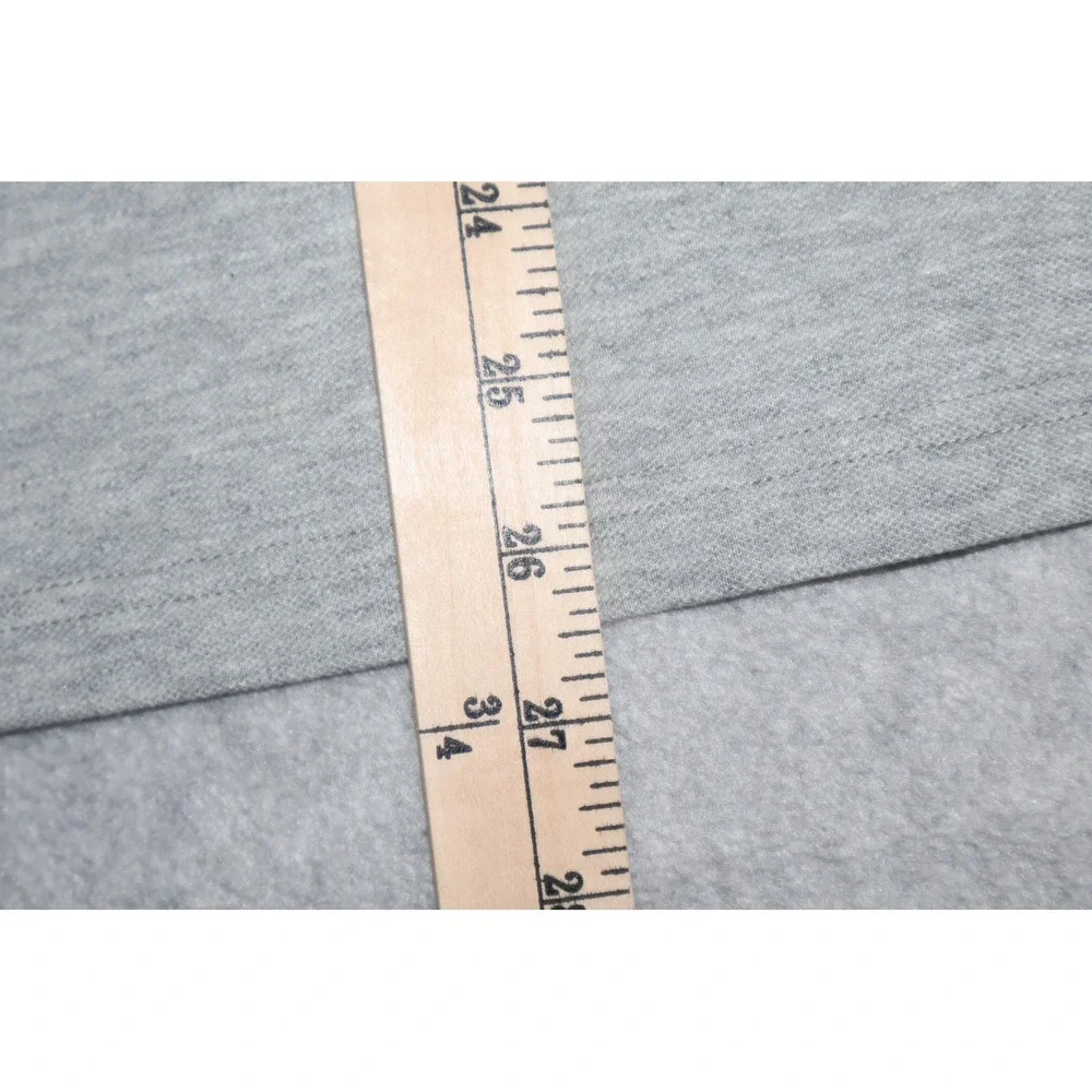 J.Crew Flex Pique Golf Polo Mens Large Gray Short Sleeve Untucked Stretch Shirt